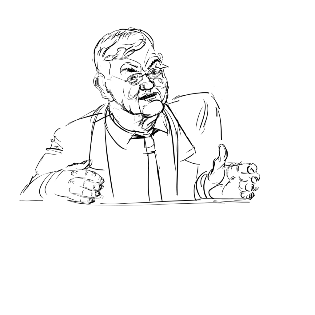 Schets van Jan van Zanen