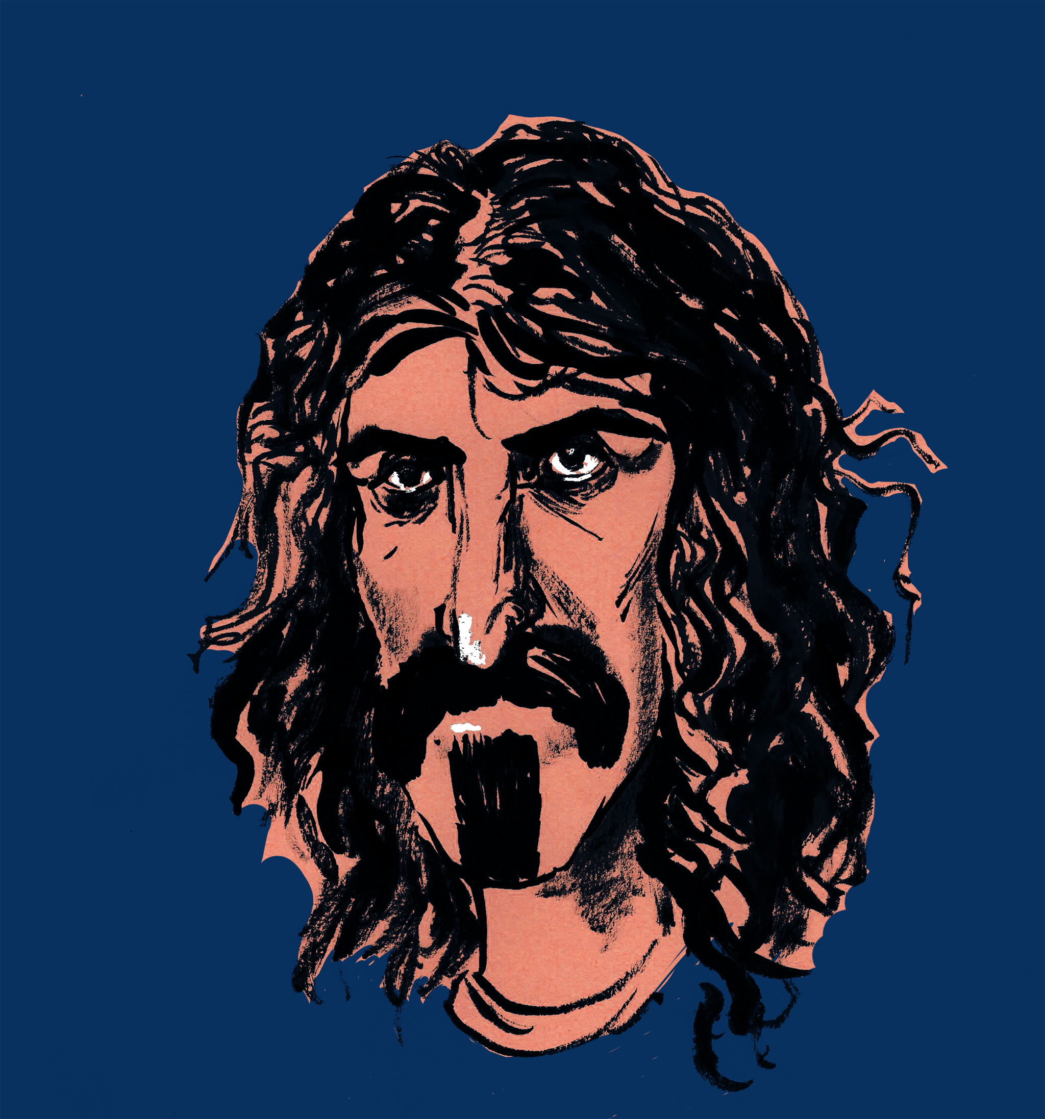Portret van Frank Zappa